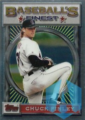 1993 Topps Finest #72 Chuck Finley Los Angeles Angels